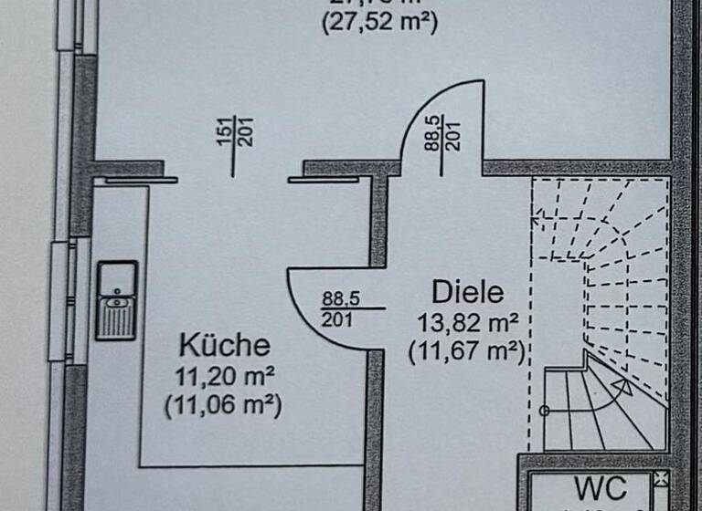 Doppelhaushälfte zur Miete 1.750 € 5 Zimmer 130 m² 340 m² Grundstück frei ab sofort Niendorfer Straße Ottersleben Magdeburg 39116