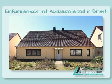 Einfamilienhaus zum Kauf 80.000 € 3 Zimmer 136,2 m² 974 m² Grundstück frei ab sofort Briest Schwedt/Oder 16303