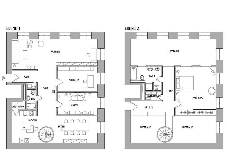 Wohnung zur Miete auf Zeit 3.900 € 3,5 Zimmer 180 m² frei ab sofort Bürgel Offenbach am Main 63075