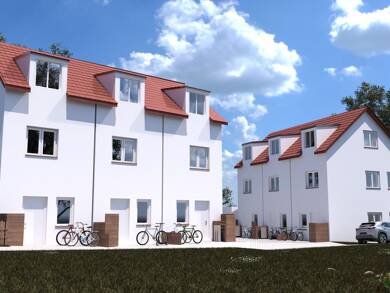 Reihenmittelhaus zum Kauf - Erstbezug provisionsfrei 520.000 € 5,5 Zimmer 107,5 m² 97 m² Grundstück Burgweinting-Harting Regensburg 93055