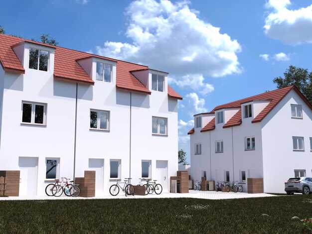 Reihenmittelhaus zum Kauf - Erstbezug provisionsfrei 479.000 € 5,5 Zimmer 107,5 m² 97 m² Grundstück Burgweinting-Harting Regensburg 93055