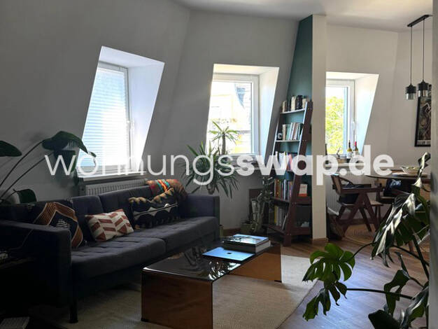 Wohnung zur Miete Tauschwohnung 875 € 2 Zimmer 60 m² 4. Geschoss Ostend Frankfurt am Main 60316