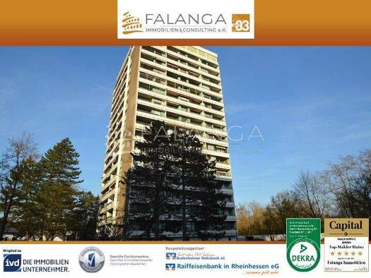 Wohnung zum Kauf 198.000 € 2 Zimmer 58,4 m² 3. Geschoss Mombach Mainz / Mombach 55120