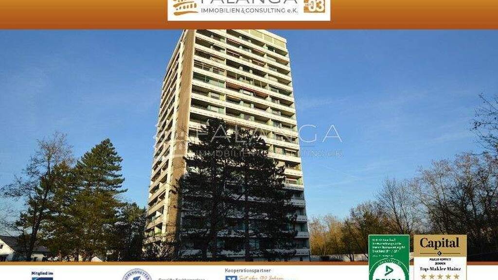 Wohnung zum Kauf 198.000 € 2 Zimmer 58,4 m² 3. Geschoss Mombach Mainz / Mombach 55120