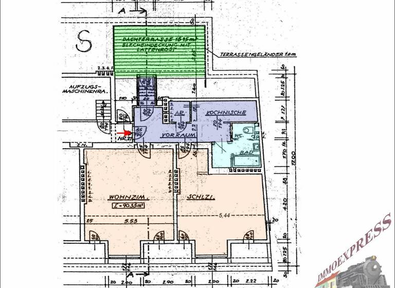 Wohnung zum Kauf 399.000 € 2 Zimmer 86 m² 5. Geschoss Wien 1120