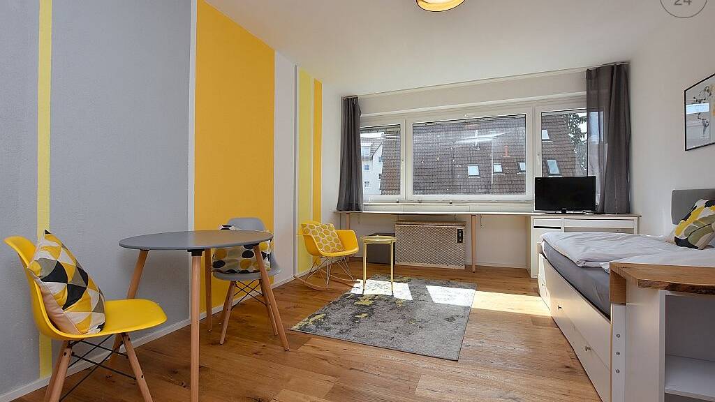 Studio zur Miete auf Zeit 1.170 € 1 Zimmer 25 m² frei ab sofort Degerloch Stuttgart 70597
