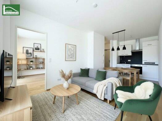 Wohnung zur Miete 412 € 2 Zimmer 35,1 m² 3. Geschoss frei ab 01.05.2026 Brauquartier 15-17 Puntigam Graz 8055