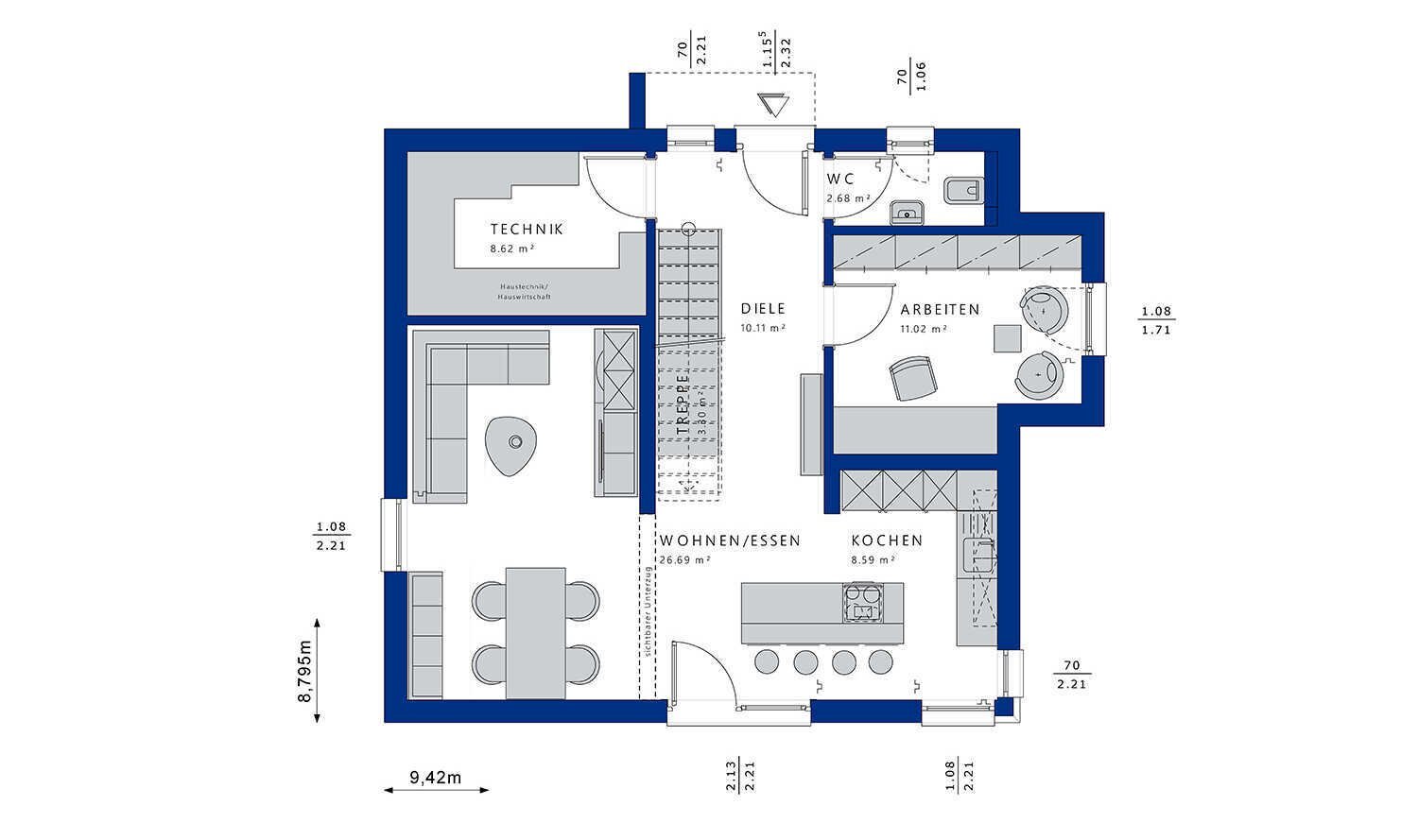 Einfamilienhaus zum Kauf 498.255 € 5 Zimmer 134 m²<br/>Wohnfläche 500 m²<br/>Grundstück Webern Modautal 64397