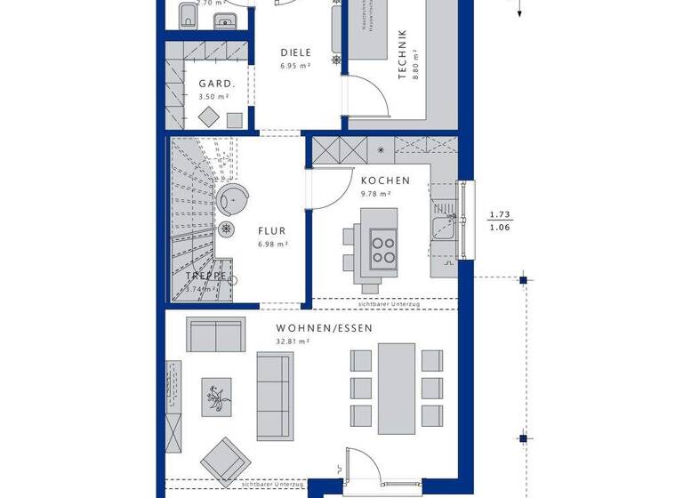 Doppelhaushälfte zum Kauf 545.000 € 5 Zimmer 135 m² 450 m² Grundstück Marzell Malsburg-Marzell 79429