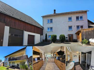 Mehrfamilienhaus zum Kauf provisionsfrei 349.000 € 12 Zimmer 226 m² 970 m² Grundstück Wüstensachsen Ehrenberg 36115