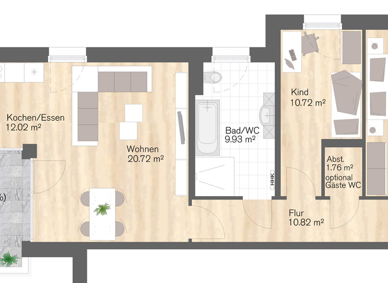 Wohnung zum Kauf provisionsfrei 335.000 € 3 Zimmer 88 m² Kaßberg Chemnitz 09112
