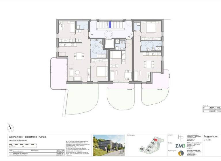 Wohnung zum Kauf - Erstbezug 533.000 € 3 Zimmer 76 m² EG Littastraße 12 Götzis 6840