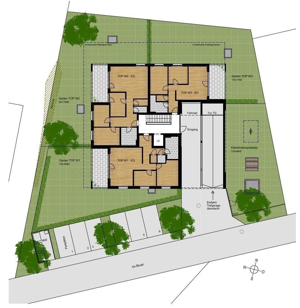 Terrassenwohnung zum Kauf provisionsfrei 358.000 € 3 Zimmer 56,7 m²<br/>Wohnfläche 1.<br/>Geschoss Im Bruel 15 Nenzing 6710