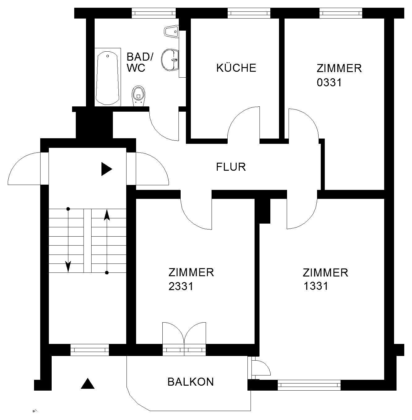 Wohnung zur Miete 180 € 1 Zimmer 25,7 m²<br/>Wohnfläche 2.<br/>Geschoss 01.02.2025<br/>Verfügbarkeit Robert-Koch-Platz 8 Stadtmitte Wolfsburg 38440