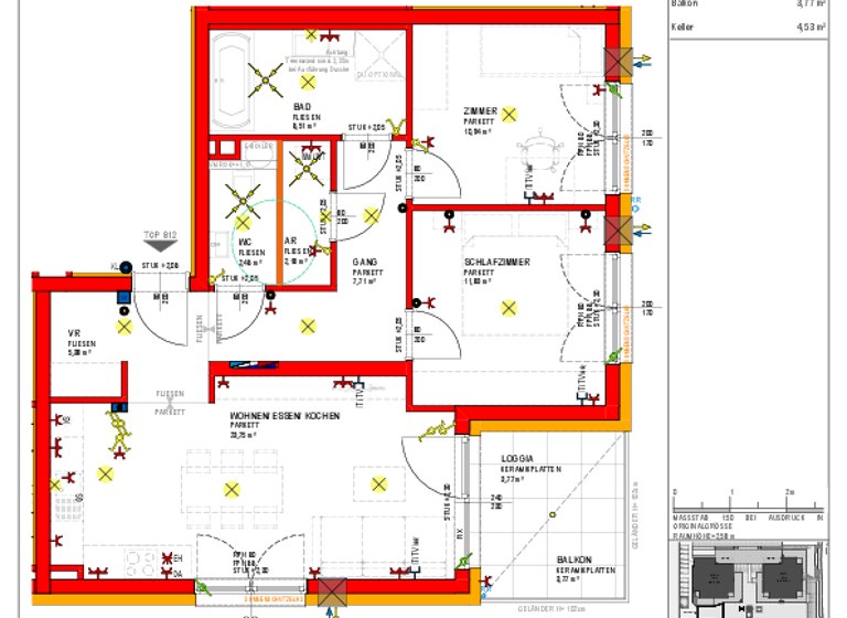 Wohnung zur Miete - Erstbezug 915 € 3 Zimmer 70,8 m² 3. Geschoss Kellner-Straße/Perausch-Straße Enns 4470