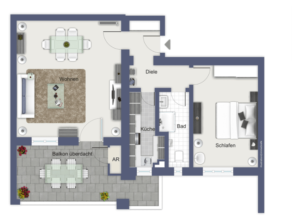 Wohnung zur Miete Wohnen auf Zeit 2.900 € 2 Zimmer 72 m²<br/>Wohnfläche ab sofort<br/>Verfügbarkeit Lindemannstraße Düsseltal Düsseldorf 40237