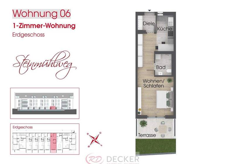 Studio zur Miete 760 € 1 Zimmer 50,6 m² frei ab sofort Burgerfeld Wasserburg 83512
