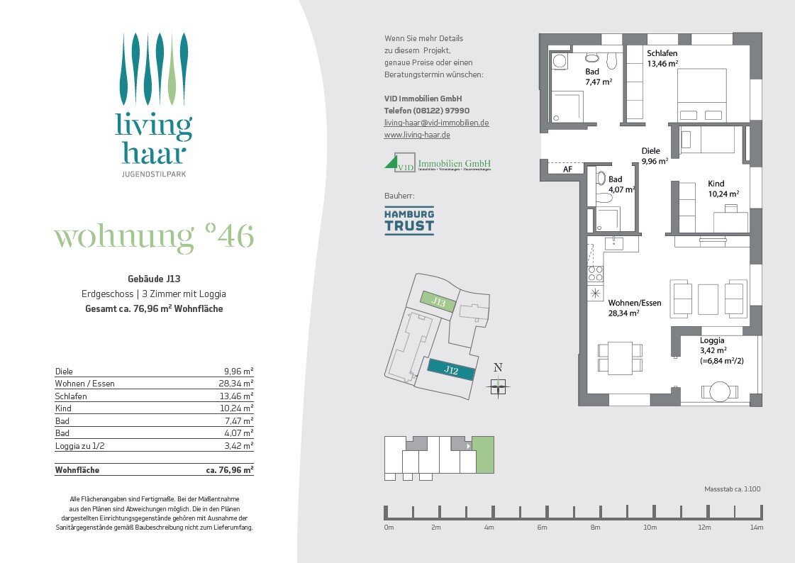 Wohnung zur Miete 1.845 € 3 Zimmer 77 m²<br/>Wohnfläche 01.03.2025<br/>Verfügbarkeit Haar Haar 85540