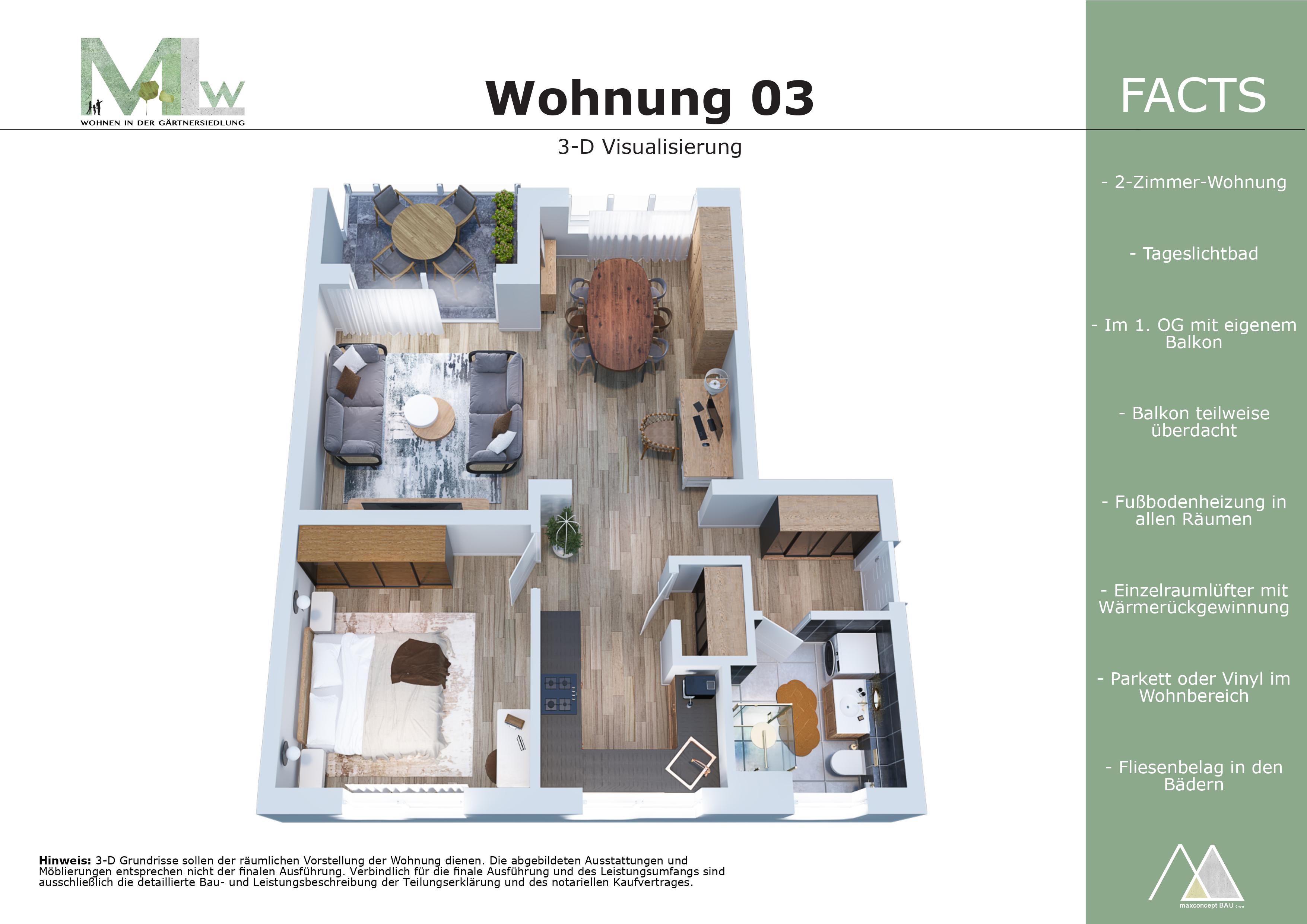 Wohnung zum Kauf provisionsfrei 420.000 € 2 Zimmer 74 m²<br/>Wohnfläche Mannlehenweg 26 Domberg Bamberg 96050