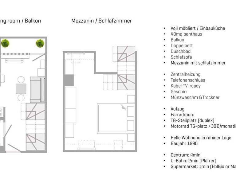 Studio zum Kauf 169.000 € 1 Zimmer 40 m² Gostenhof Nürnberg 90443