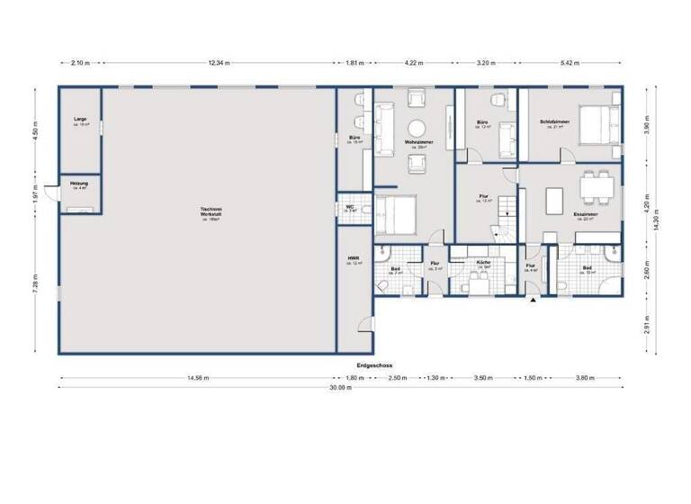 Einfamilienhaus zum Kauf 499.000 € 5 Zimmer 228 m² 4.283 m² Grundstück Dreschvitz 18573