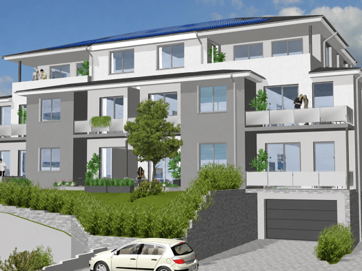 Wohnung zum Kauf - Erstbezug provisionsfrei 370.500 € 3 Zimmer 95 m² Geschoss 1/3 frei ab 01.10.2026 Urweilerstraße 18 St. Wendel Sankt Wendel 66606