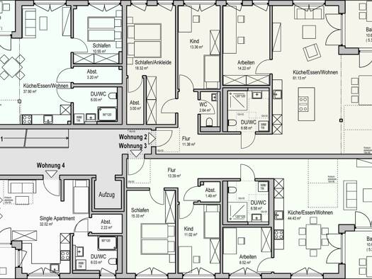 Wohnung zur Miete 1.600 € 4 Zimmer 136,1 m² 1. Geschoss Bürgermeister-Hommel-Straße 80 Satteldorf 74589