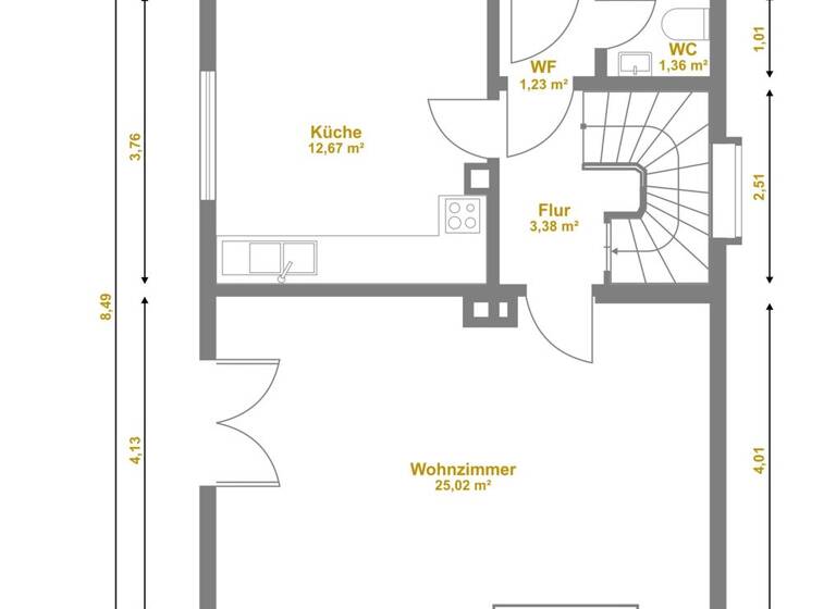 Einfamilienhaus zum Kauf 350.000 € 4 Zimmer 88 m² 815 m² Grundstück Vellmar-West Vellmar 34246