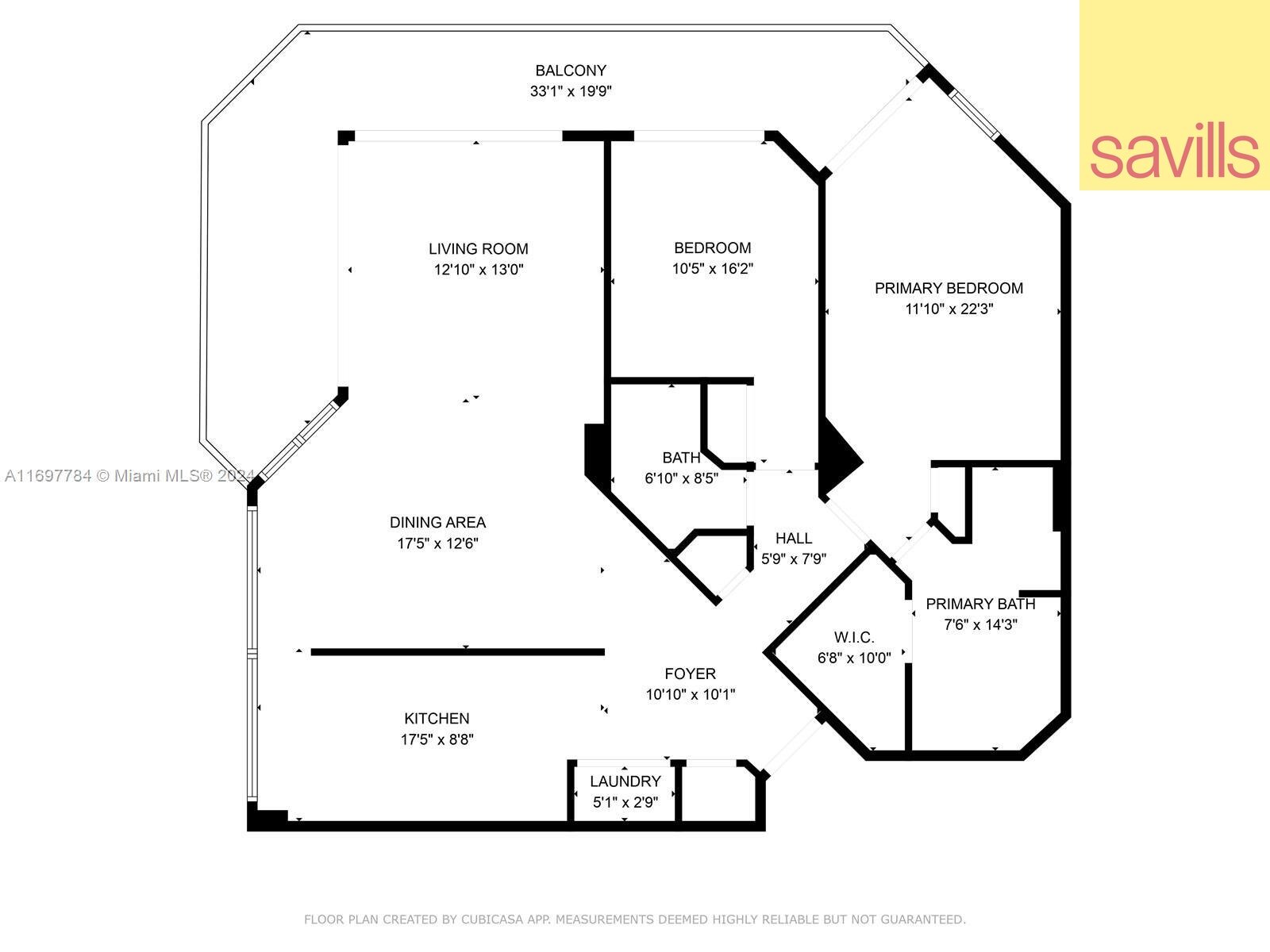 Wohnung zum Kauf 508.266 € 3 Zimmer 124,5 m²<br/>Wohnfläche Aventura 33180