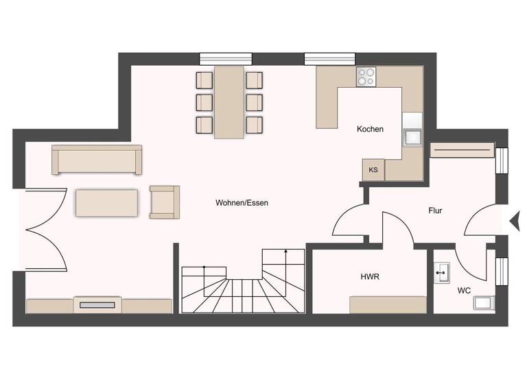 Reihenendhaus zum Kauf - Erstbezug 488.500 € 4 Zimmer 135 m² 375 m² Grundstück Gallen Jesewitz 04838