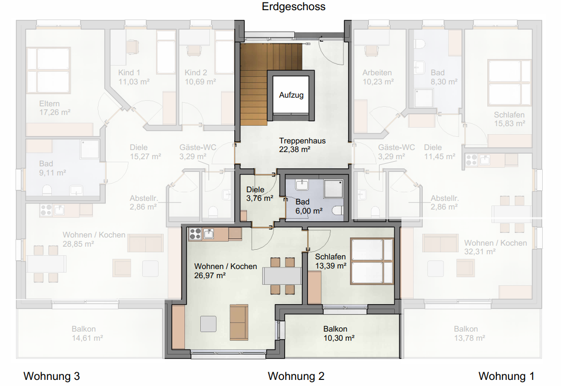 Wohnung zum Kauf provisionsfrei 229.900 € 1 Zimmer 50,1 m²<br/>Wohnfläche EG<br/>Geschoss ab sofort<br/>Verfügbarkeit Stella-Randolf-Straße Sachsen Leutershausen 91578