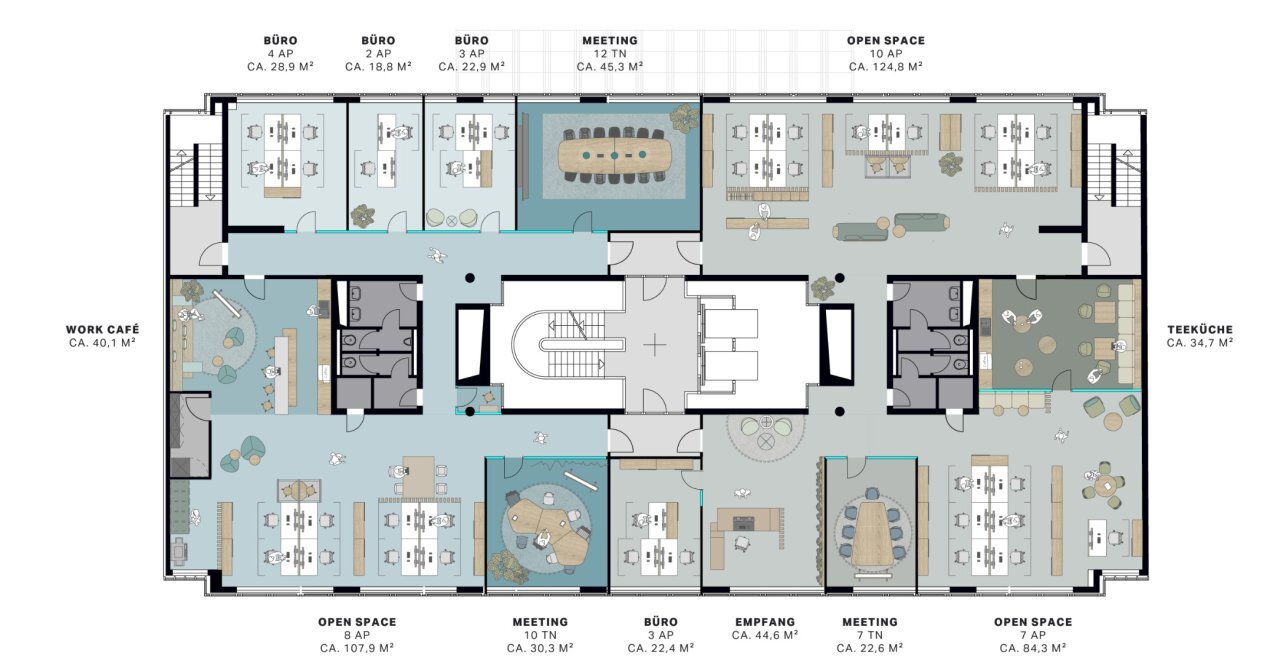 Bürofläche zur Miete provisionsfrei 22,50 € 2.087 m²<br/>Bürofläche ab 401 m²<br/>Teilbarkeit Bahnhofsviertel Frankfurt am Main 60329