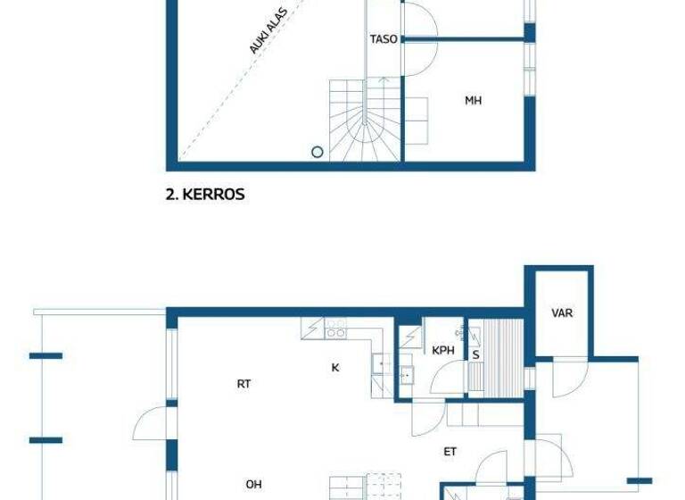 Reihenmittelhaus zum Kauf 172.000 € 3 Zimmer 77 m² 11.439 m² Grundstück Vanttikuja 4 Imatra 55420