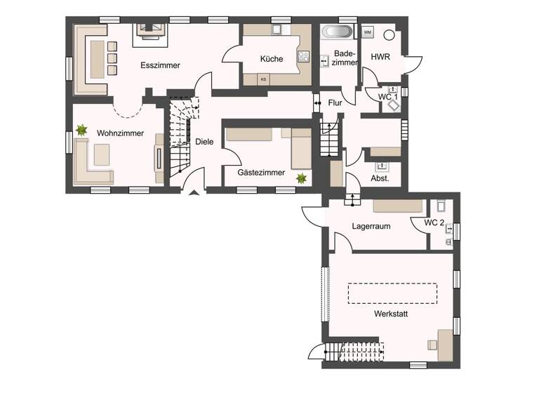 Einfamilienhaus zum Kauf 529.000 € 11 Zimmer 266 m² 1.680 m² Grundstück Burghaig Kulmbach 95326
