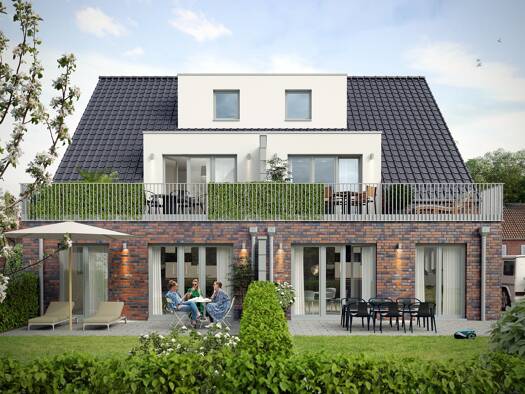 Maisonette zum Kauf - Neubau provisionsfrei 506.500 € 3 Zimmer 86 m² 1. Geschoss Roxel West 48161