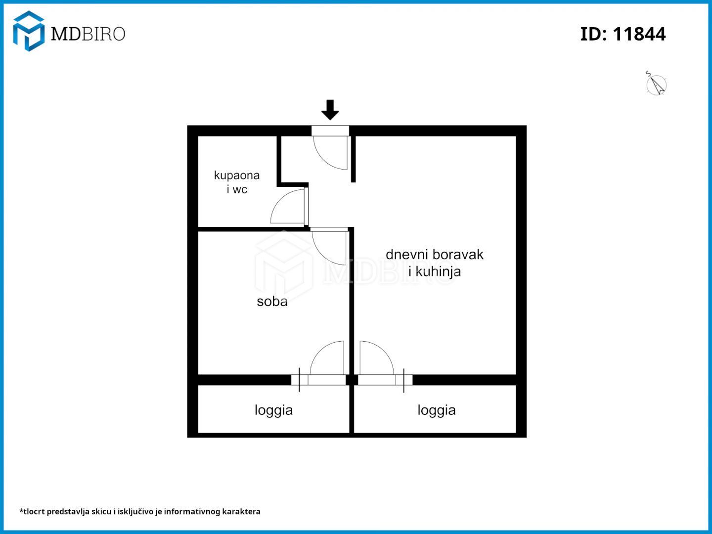 Wohnung zum Kauf 156.000 € 2 Zimmer 41 m²<br/>Wohnfläche 15.<br/>Geschoss Rijeka