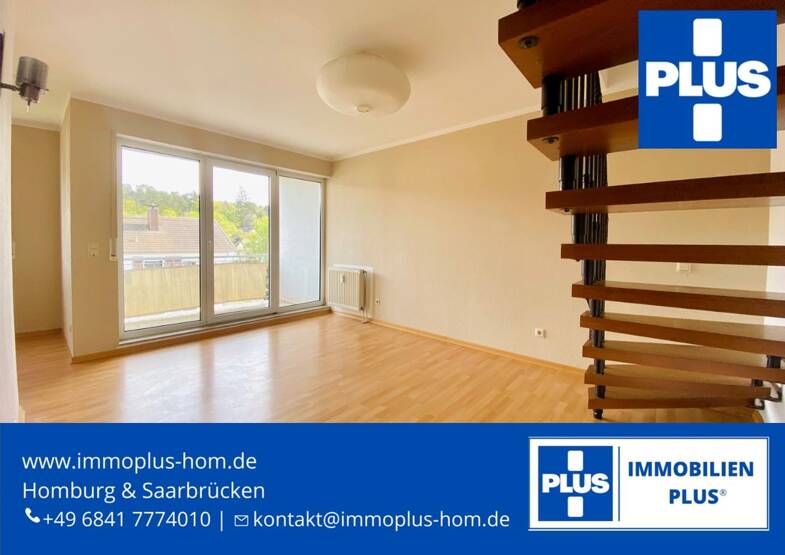 Maisonette zur Miete 750 € 3 Zimmer 82 m² 2. Geschoss frei ab 01.08.2025 Homburg Homburg 66424