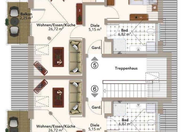 Wohnung zum Kauf - Erstbezug 299.500 € 2 Zimmer 52,1 m² EG Taufkirchen, Vils Taufkirchen (Vils) 84416