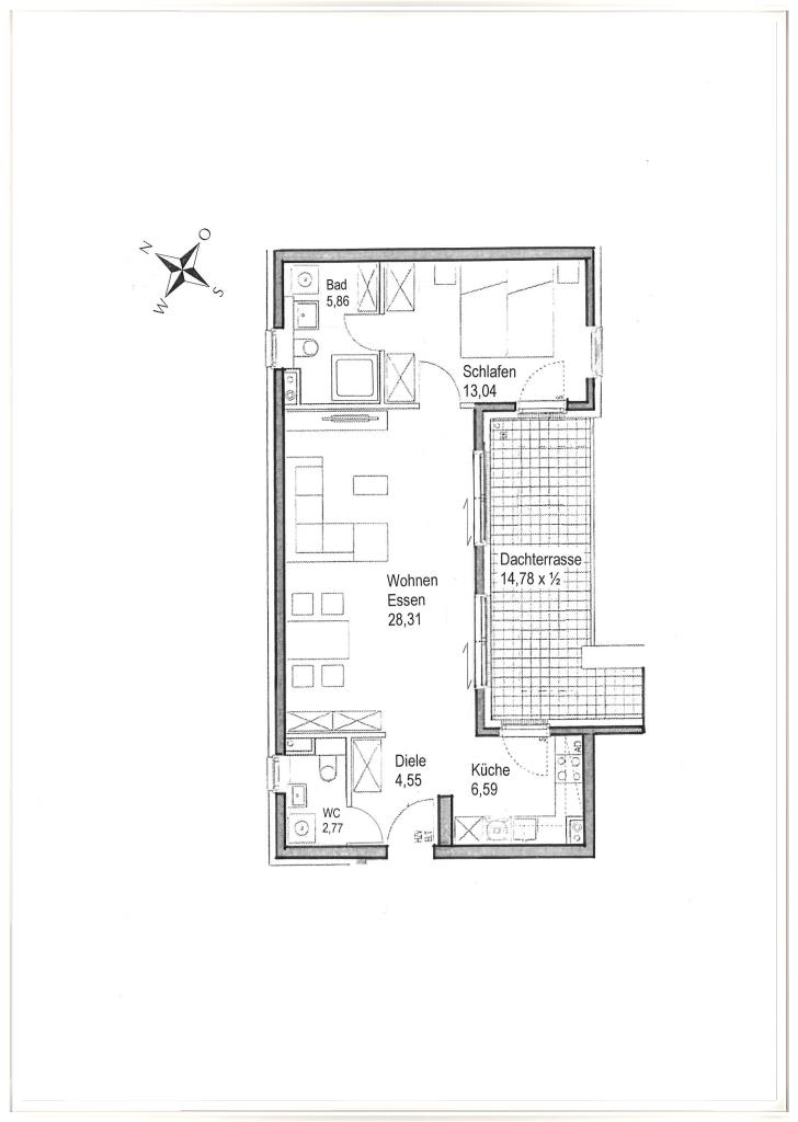 Terrassenwohnung zum Kauf 549.000 € 2 Zimmer 68,5 m²<br/>Wohnfläche 3.<br/>Geschoss Lohhof Unterschleißheim 85716