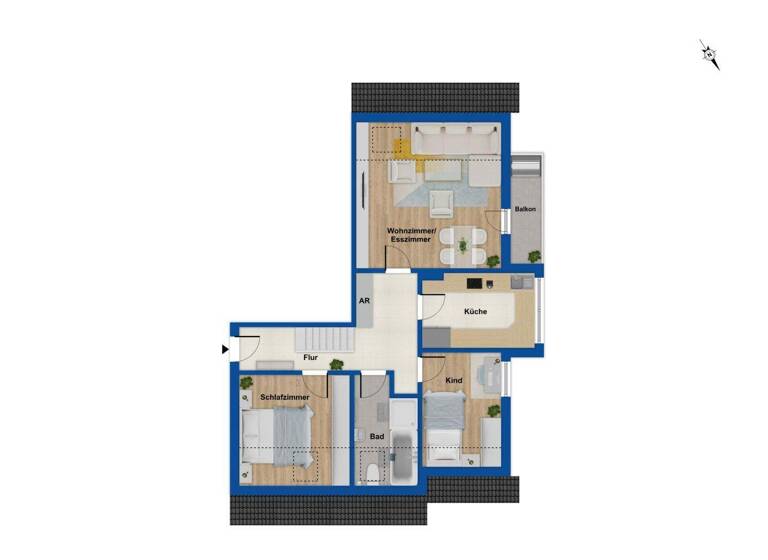 Wohnung zum Kauf 179.000 € 3 Zimmer 62,1 m² Neukirchen Neukirchen bei Sulzbach-Rosenberg 92259