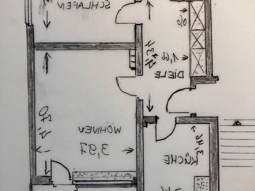 Wohnung zur Miete 550 € 2 Zimmer 51 m² Geschoss 2/7 frei ab sofort Altenessener Str. 164 Altenessen-Süd Essen 45326