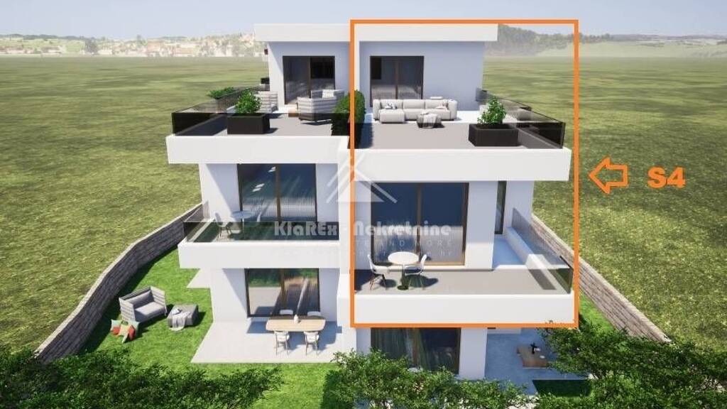 Wohnung zum Kauf 332.430 € 3 Zimmer 107 m² 2. Geschoss Tribunj Tribunj