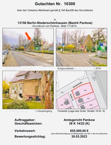 Einfamilienhaus zur Versteigerung provisionsfrei 580.000 € 105 m² 936 m² Grundstück Straße 18 Niederschönhausen Berlin 13156