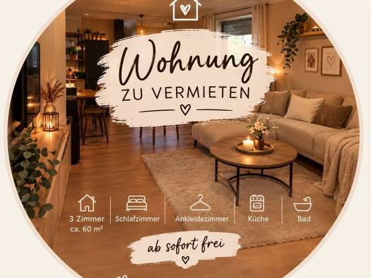 Wohnung zur Miete 680 € 2,5 Zimmer 60 m² frei ab sofort Obernburg Obernburg a.Main 63785