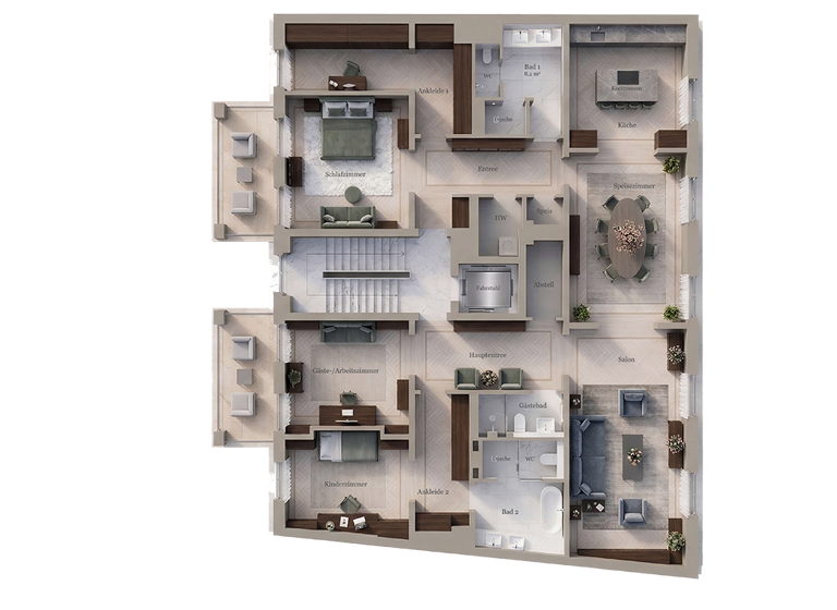 Wohnung zum Kauf 2.215.000 € 5 Zimmer 197 m² 1. Geschoss Nördliche Innenstadt Potsdam 14467