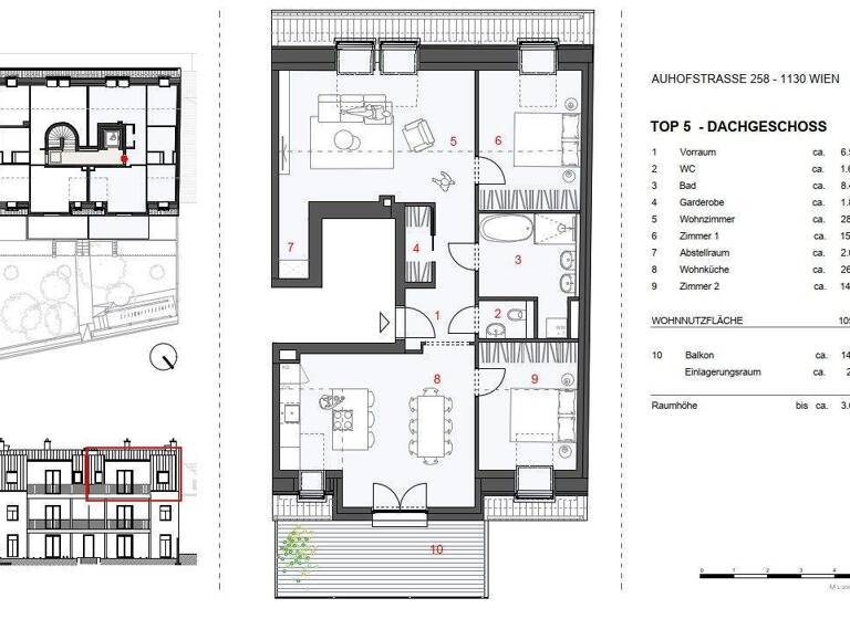 Wohnung zum Kauf - Erstbezug 992.500 € 4 Zimmer 105,1 m² Wien 1130