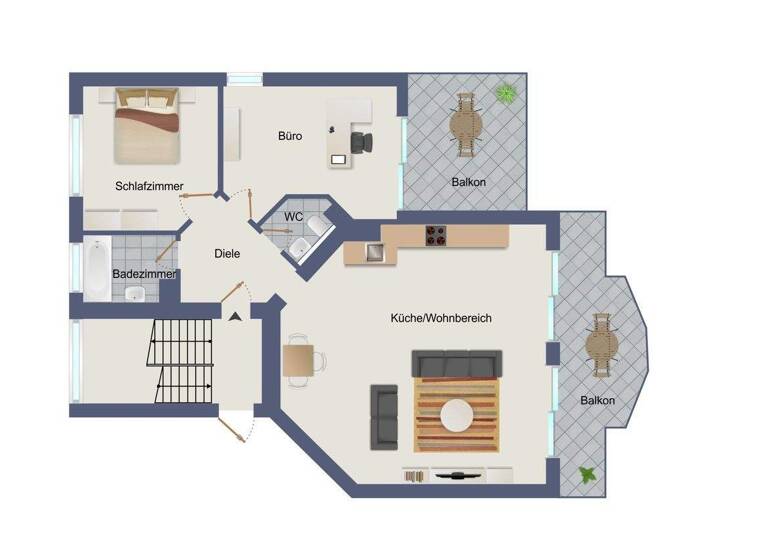 Wohnung zum Kauf 444.000 € 3 Zimmer 80,8 m² Vaihingen Stuttgart Vaihingen 70569