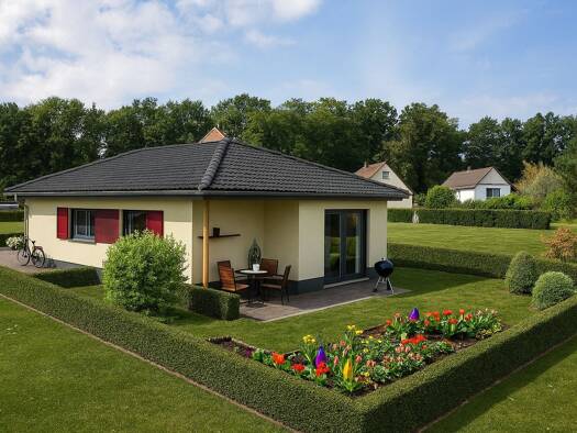 Bungalow zum Kauf - Erstbezug provisionsfrei 229.865 € 3 Zimmer 63 m² 487 m² Grundstück Zörnigall Zahna-Elster 06888