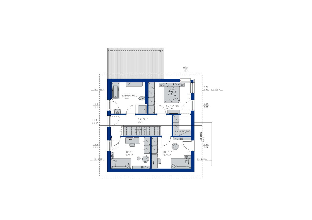 Haus zum Kauf provisionsfrei 551.955 € 4 Zimmer 143 m²<br/>Wohnfläche 58.900 m²<br/>Grundstück Zimmerschied 56379