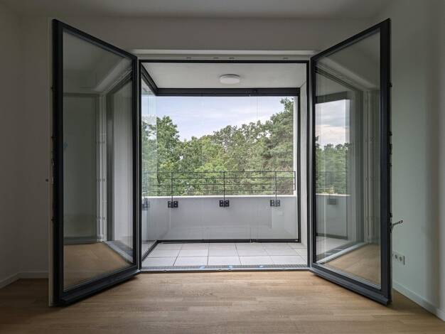 Wohnung zur Miete - Erstbezug 1.340 € 2 Zimmer 47,4 m² 3. Geschoss frei ab sofort Reichsstraße Westend Charlottenburg-Wilmersdorf 14052